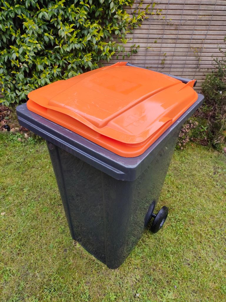 Grijze afvalcontainer / 240L kliko, Ophalen, Zo goed als nieuw, Kunststof, Overige typen