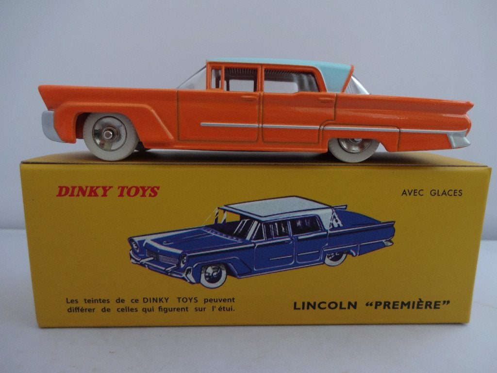 Lincoln Premiere oranje nr: 532 van Dinky Toys 1:43 ZELDZAAM, Ophalen of Verzenden, Nieuw, Auto, Dinky Toys