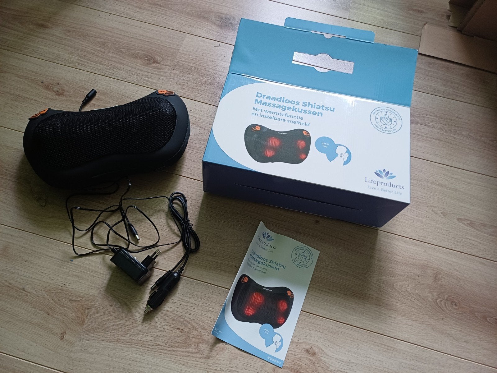 Shiatsu Draadloos Massage-apparaat, Ophalen of Verzenden, Nieuw, Apparaat