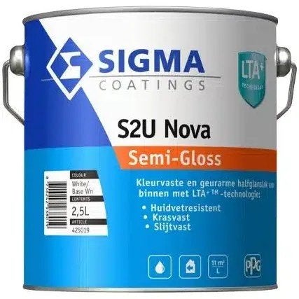 Sigma S2U Nova Semi Gloss en Contour Aqua matt, Wit, Nieuw, Ophalen of Verzenden, Lak