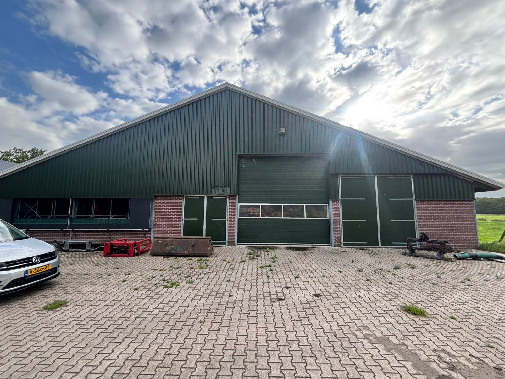 Ligboxen stal 30x23, Ophalen