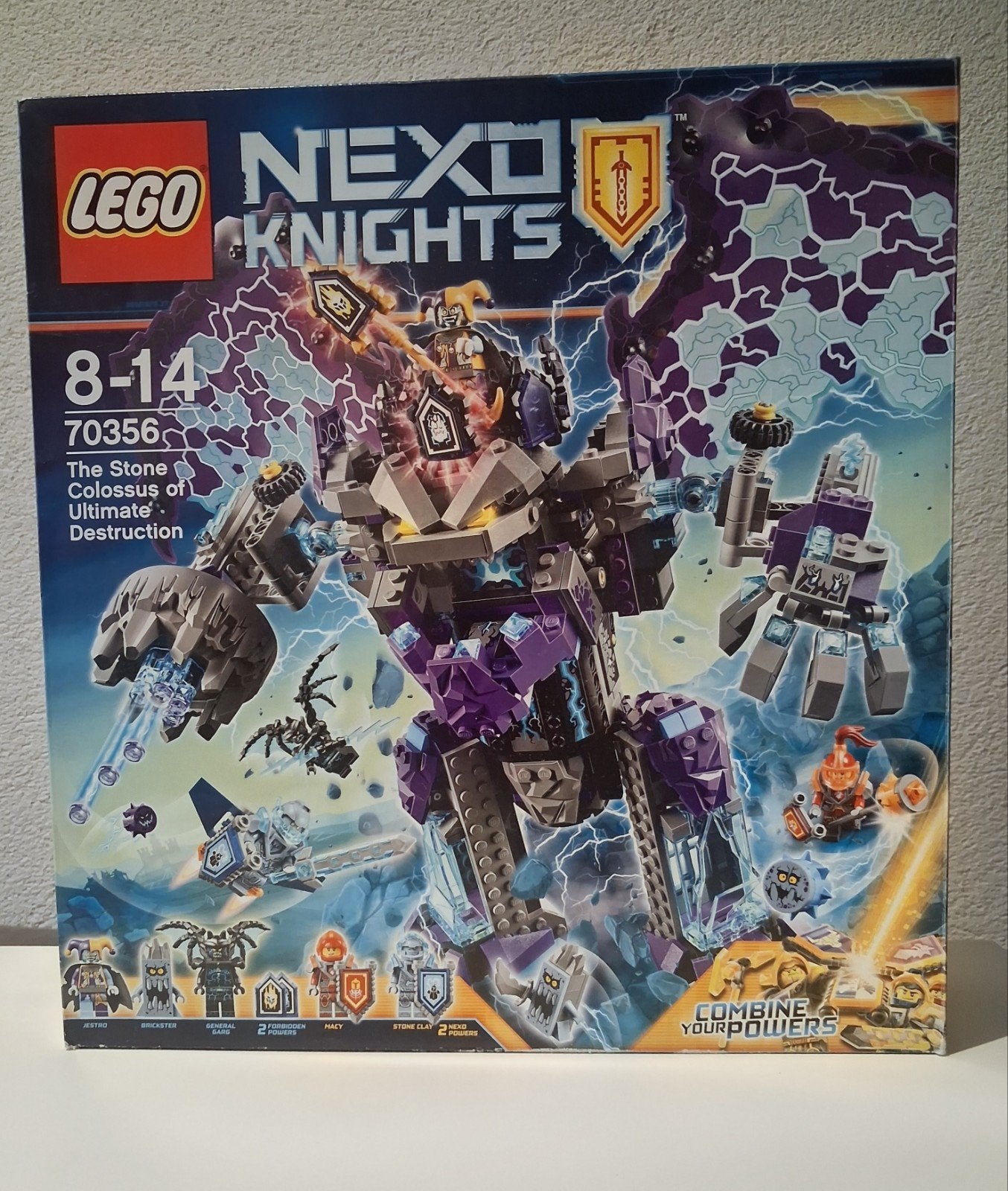 *Verzamelaarsitem*: Lego Nexo knights stenen Colossus, Gebruikt, Overige thema's, Verzenden, Lego