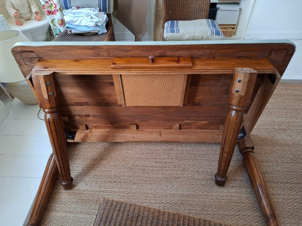eettafel, Huis en Inrichting, Tafels | Eettafels, Ophalen, Gebruikt, Vintage, 50 tot 100 cm