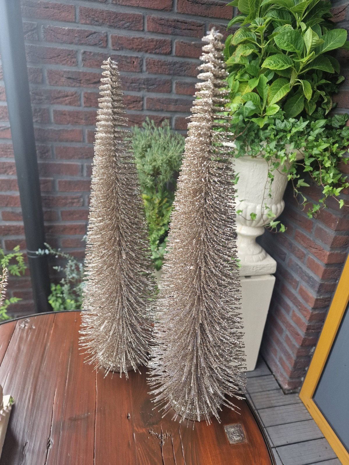 riviera maison glitter glamour tree beige creme goud, Ophalen of Verzenden, Nieuw