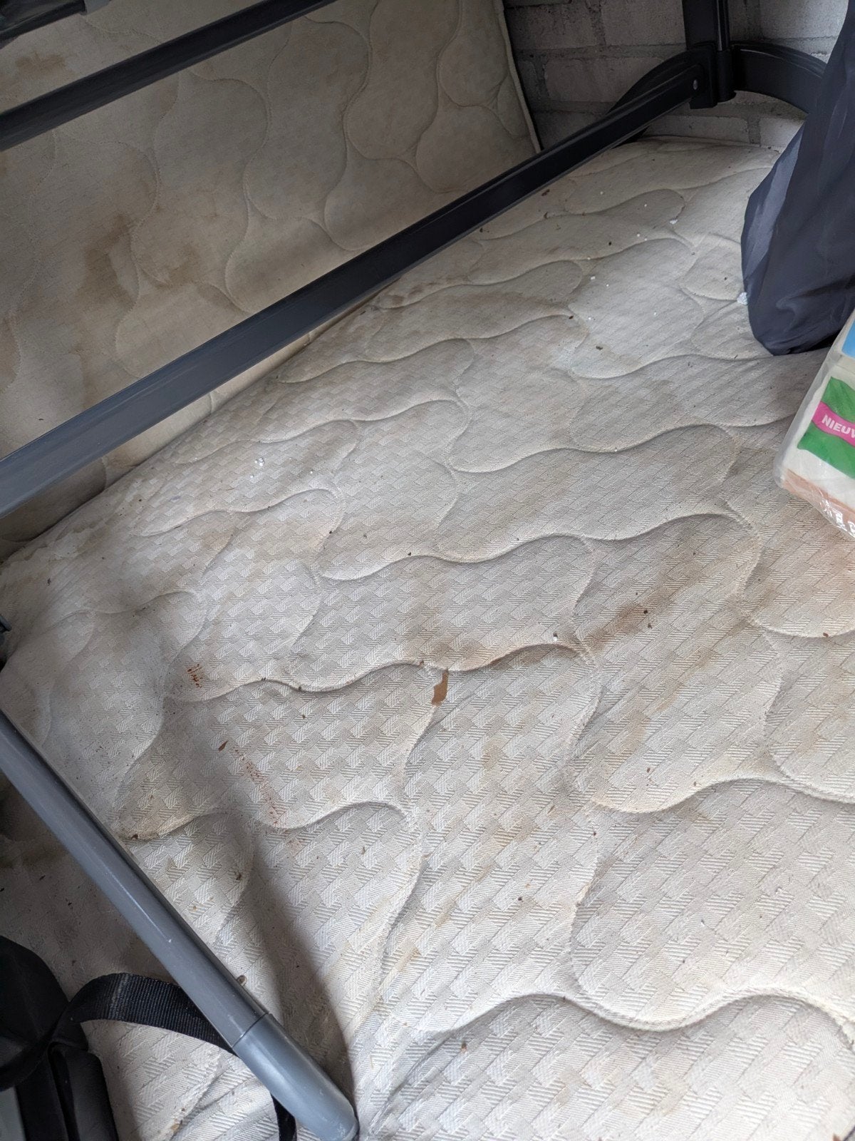 Gratis oude Auping matrassen, Ophalen, Gebruikt, 90 cm, Eenpersoons
