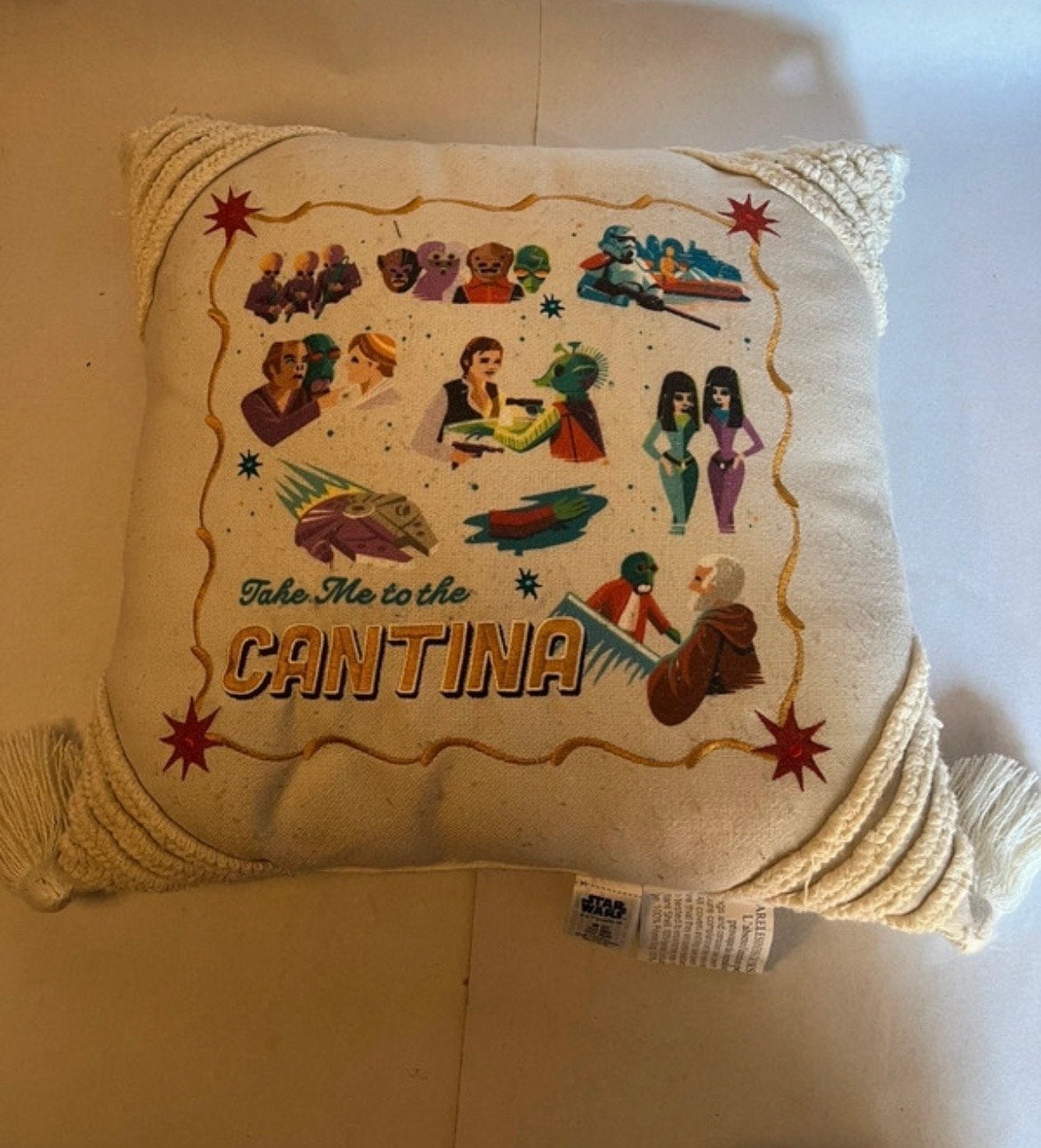 Star Wars Cantina Sierkussen - Disney Store, Overige merken, Meerkleurig, Met print, Vierkant
