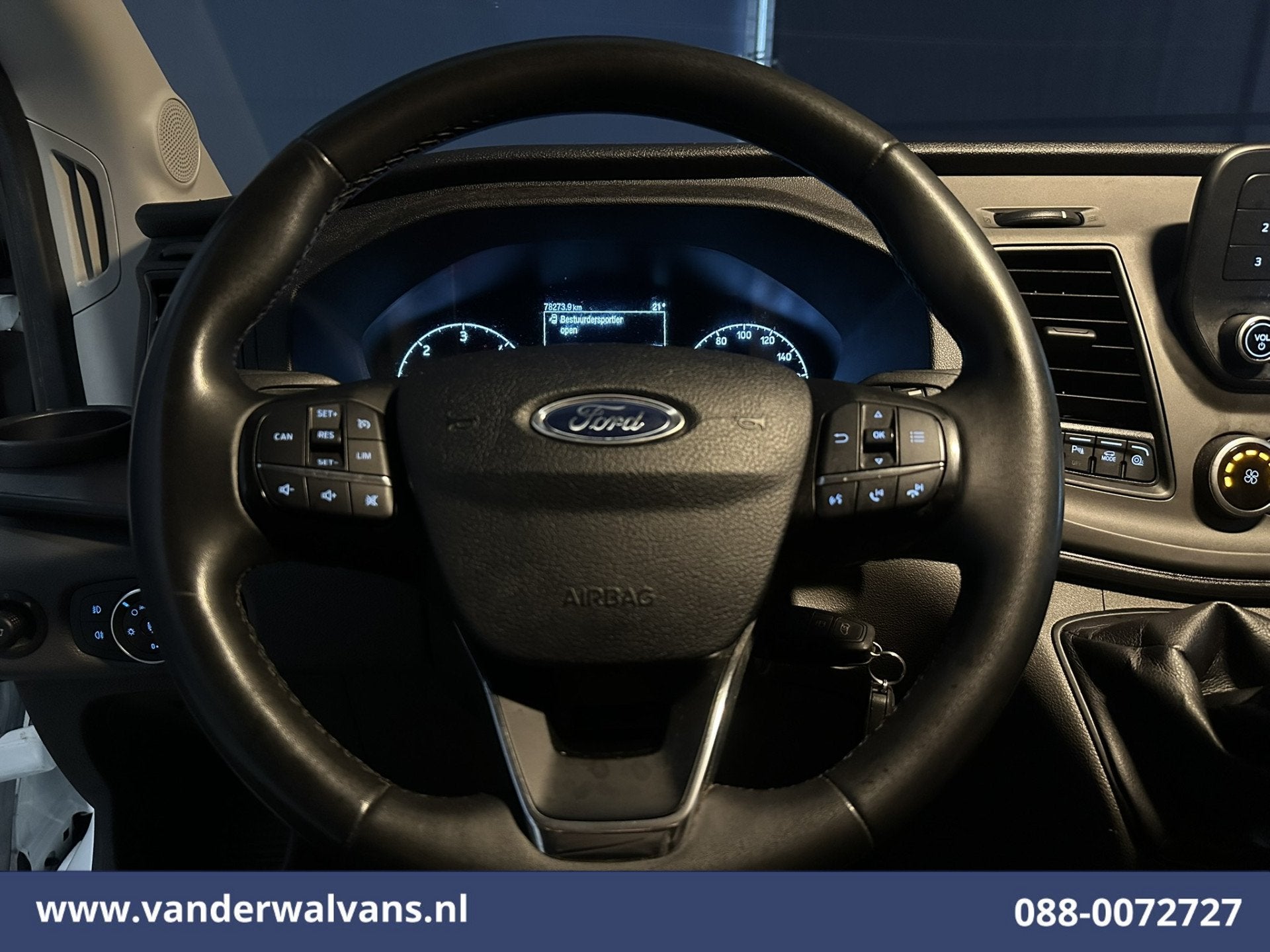 Ford Transit 2.0 TDCI 130pk L4H3 Euro6 Airco | Camera | Crui, Stof, 4 cilinders, Lichtsensor, Wit