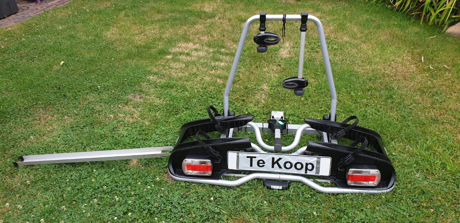 THULE  EP  916 Fietsendrager + Oprijgoot voor 60 KG, Auto diversen, Ophalen, Gebruikt, Elektrische fiets, 2 fietsen