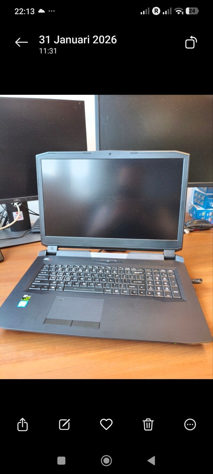 Gaming Laptop - Krachtige Desktop Prestaties clevo,Bto, Computers en Software, Windows Laptops, Ophalen of Verzenden, Zo goed als nieuw