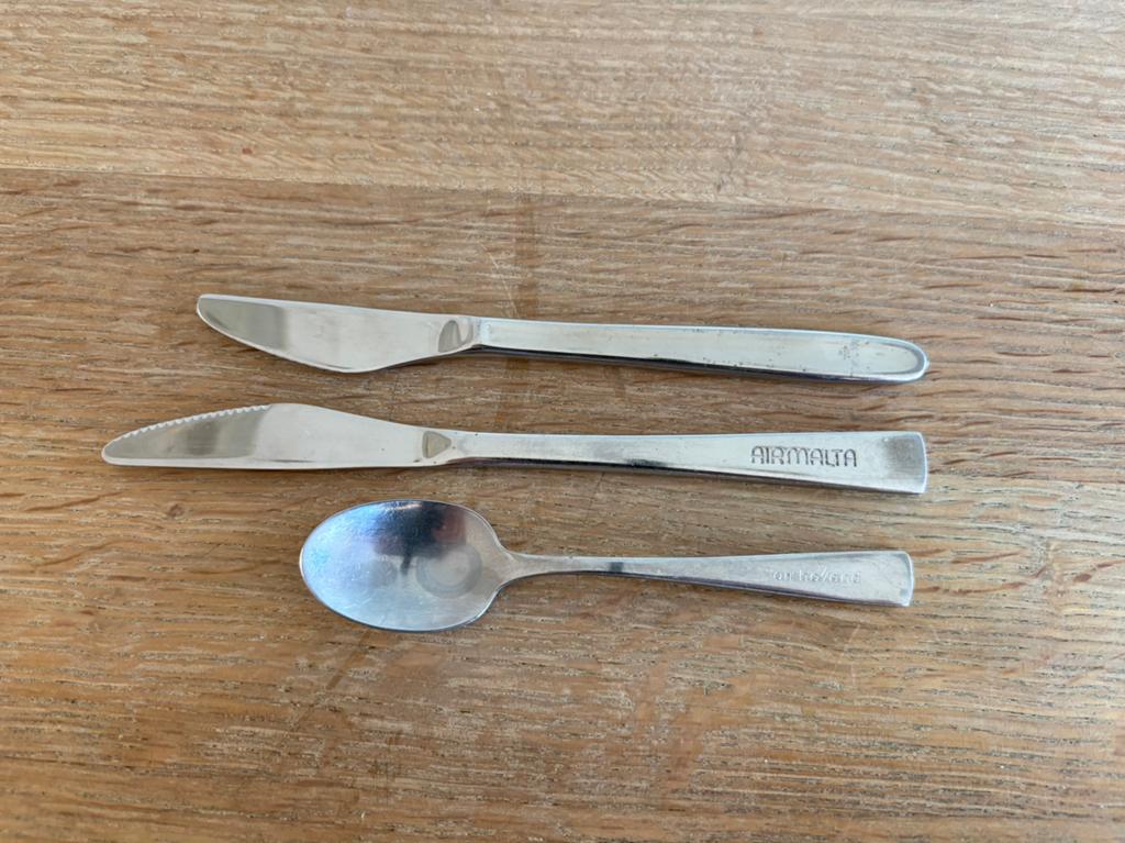 3 vintage luchtvaart bestek items waaronder KLM, Ophalen of Verzenden, Zo goed als nieuw, Overige typen