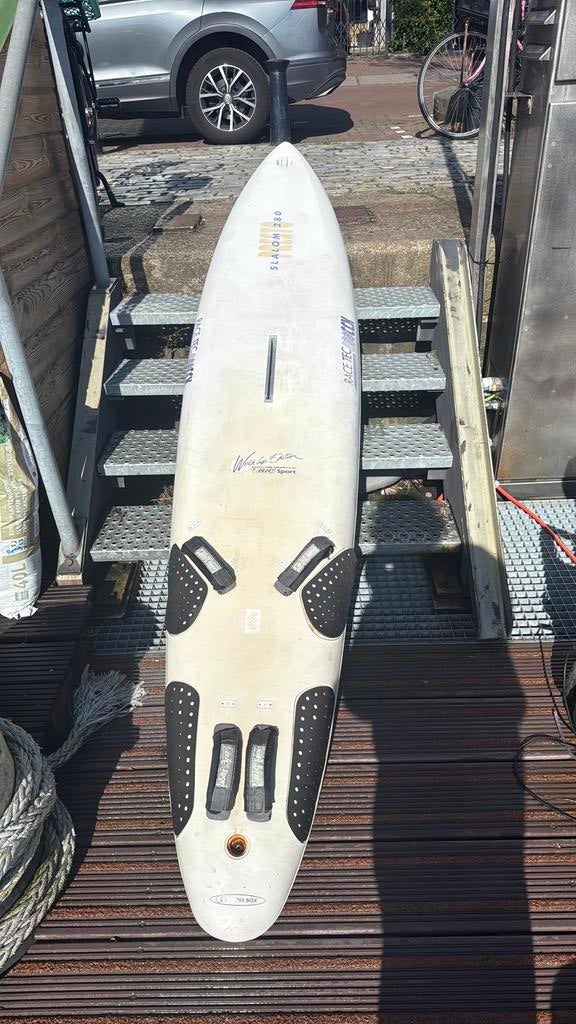 Bic Presto 280 Slalom Windsurfplank - World Cup Edition, Watersport en Boten, Ophalen, 250 tot 300 cm, Gebruikt, Met vin(nen)