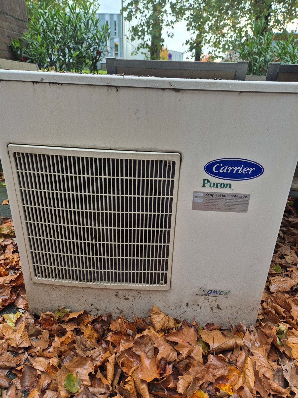 Carrier Puron Airco Split, Witgoed en Apparatuur, Ophalen, Gebruikt, Minder dan 60 m³, 3 snelheden of meer