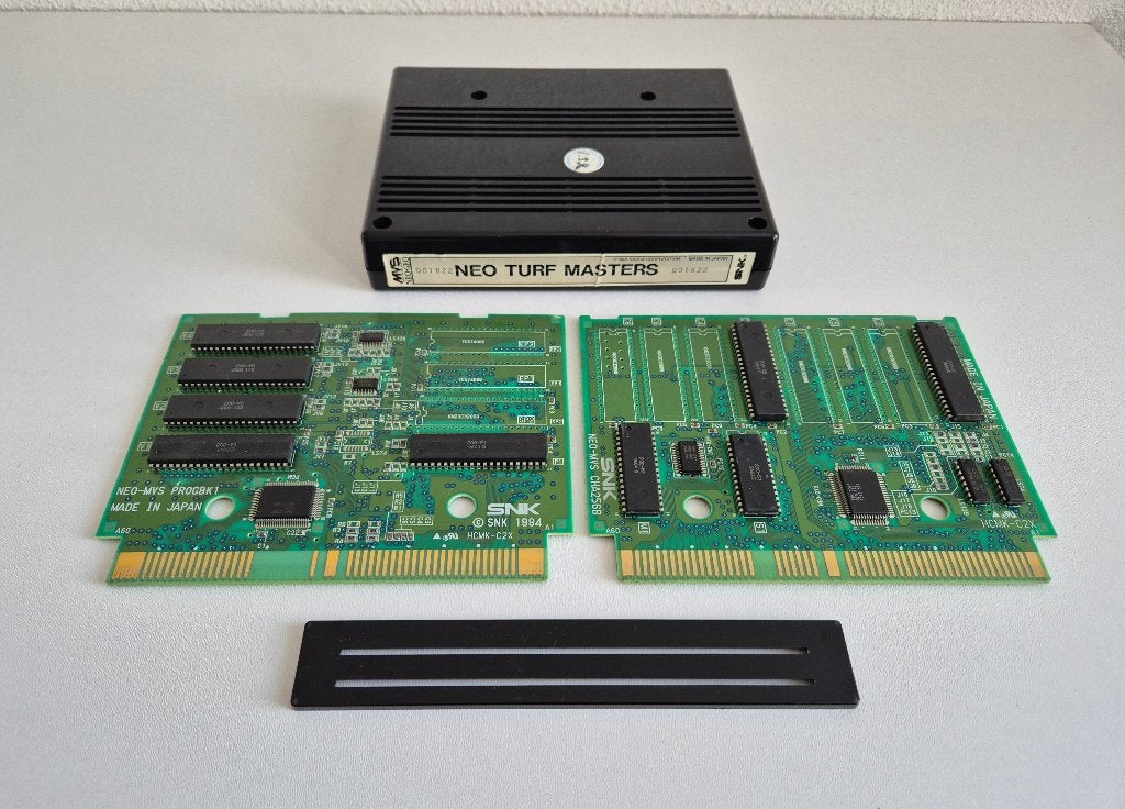 Neo Turf Masters SNK Neo Geo MVS Video Game Arcade Cartridge, Gebruikt, 1 speler, Ophalen of Verzenden, Vanaf 3 jaar