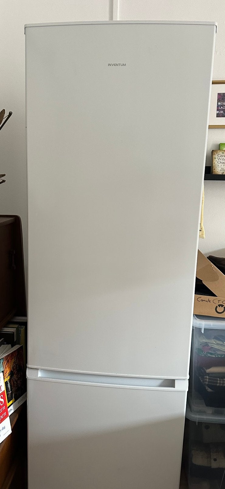 Zo goed als nieuwe Inventum Koelvriescombinatie, Ophalen, 200 liter of meer, Met aparte vriezer, 160 cm of meer