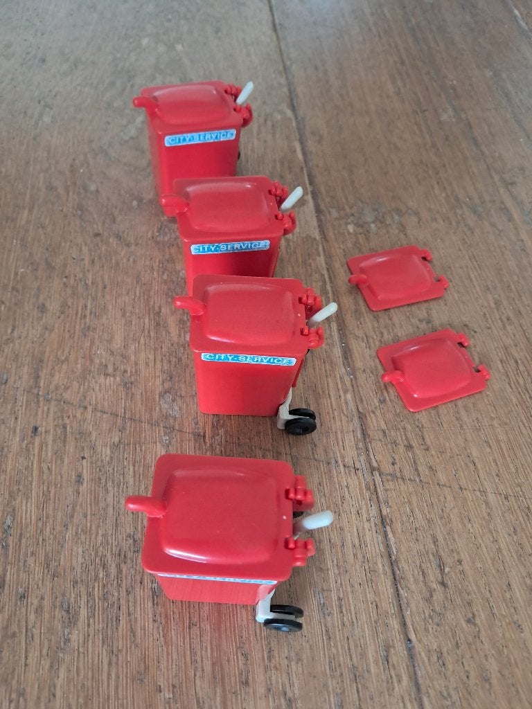 Kliko's, playmobil, met reserve-deksels, Gebruikt, Verzenden, Losse onderdelen, Overige typen
