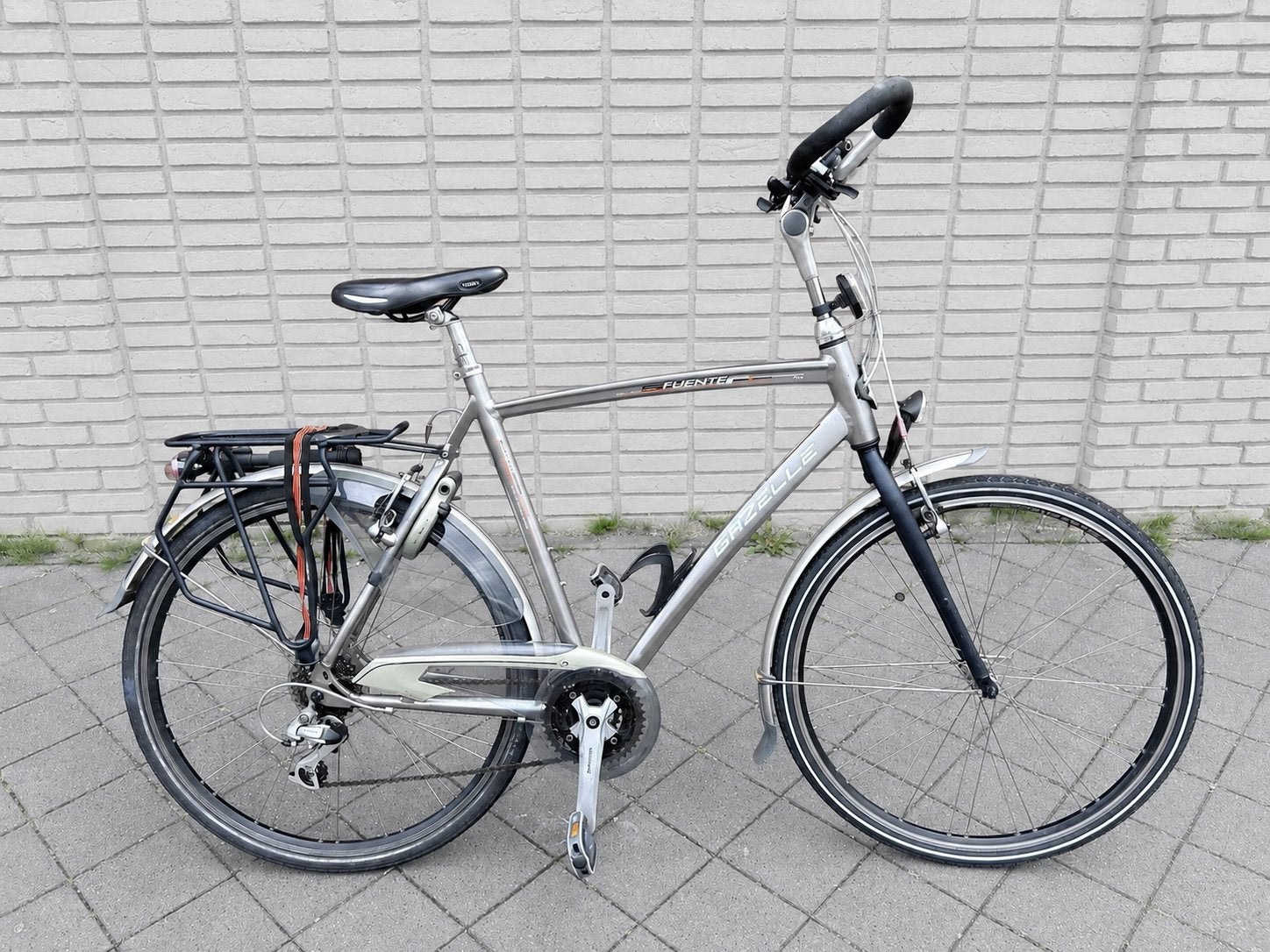 Gazelle Fuente fiets Herenfiets - Frame 61- 24 Versnellingen, Fietsen en Brommers, Fietsen | Heren | Herenfietsen, Ophalen, Velgrem