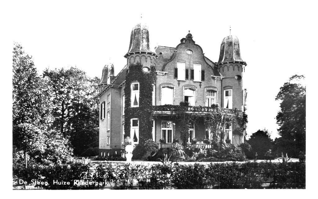969215	De Steeg	Huize	Rhederpark	1950	Gelopen met postzegel, Ophalen of Verzenden, 1940 tot 1960, Gelopen, Gelderland