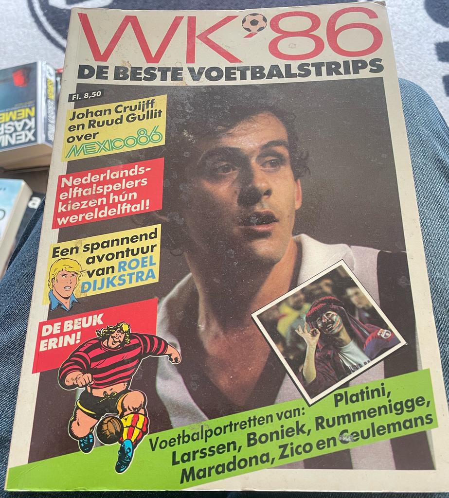 WK’86 De beste voetbalstrips, Ophalen of Verzenden, Gebruikt, Boek of Tijdschrift