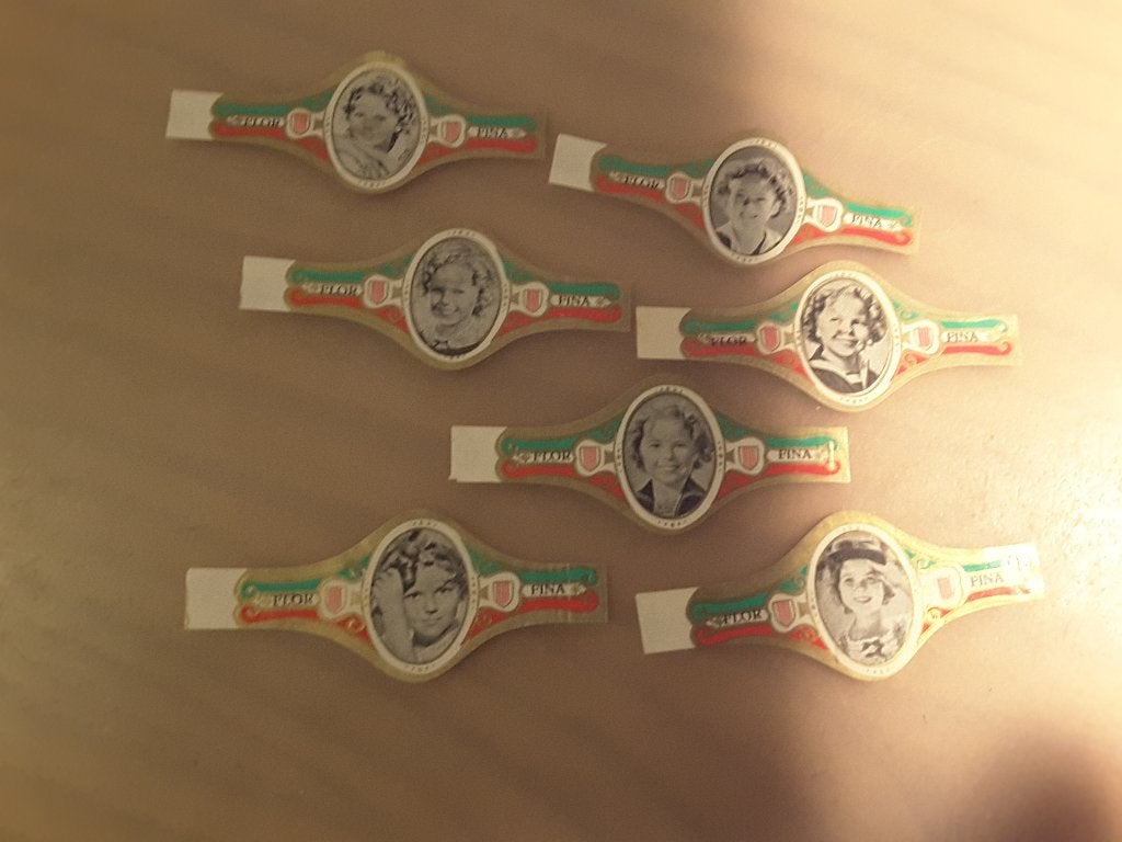 Sigarenbandjes Shirley Temple, Ophalen of Verzenden, Zo goed als nieuw, Sigarenbandjes