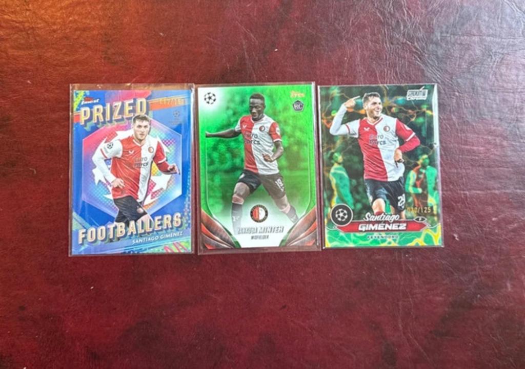 Feyenoord Voetbal Kaarten - Gimenez & Timber Collectie, Ophalen of Verzenden, Zo goed als nieuw, Feyenoord, Spelerskaart