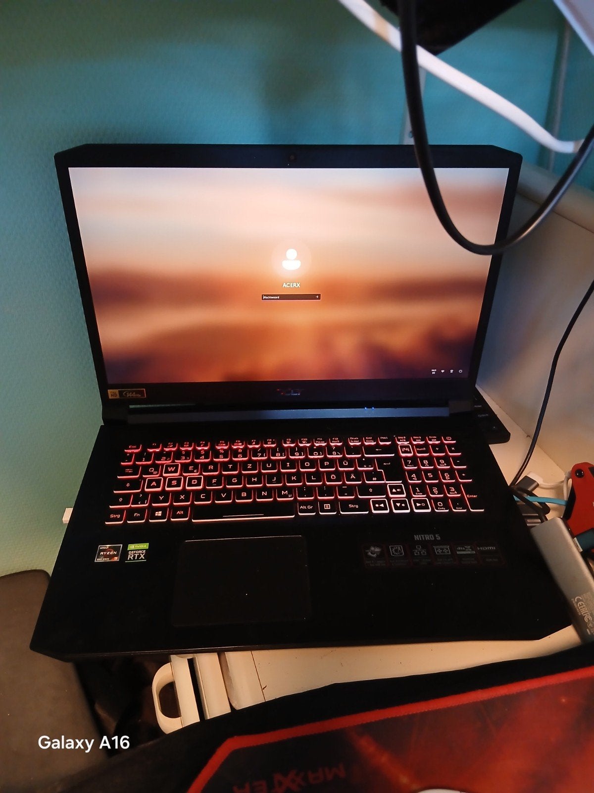 Acer Nitro 5 Gaming Laptop - AMD Ryzen 9, RTX 3080, Ophalen, Met videokaart, Zo goed als nieuw, 954 GB