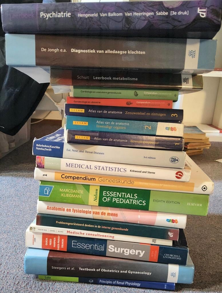 Geneeskunde boeken – goede staat – gunstige prijs per stuk!, Diverse auteurs, Ophalen of Verzenden, Beta, WO