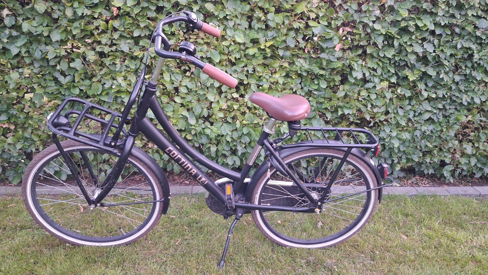 Cortina U4 Transportfiets Meisjes 24 inch, Terugtraprem, 24 inch, Versnellingen, Ophalen