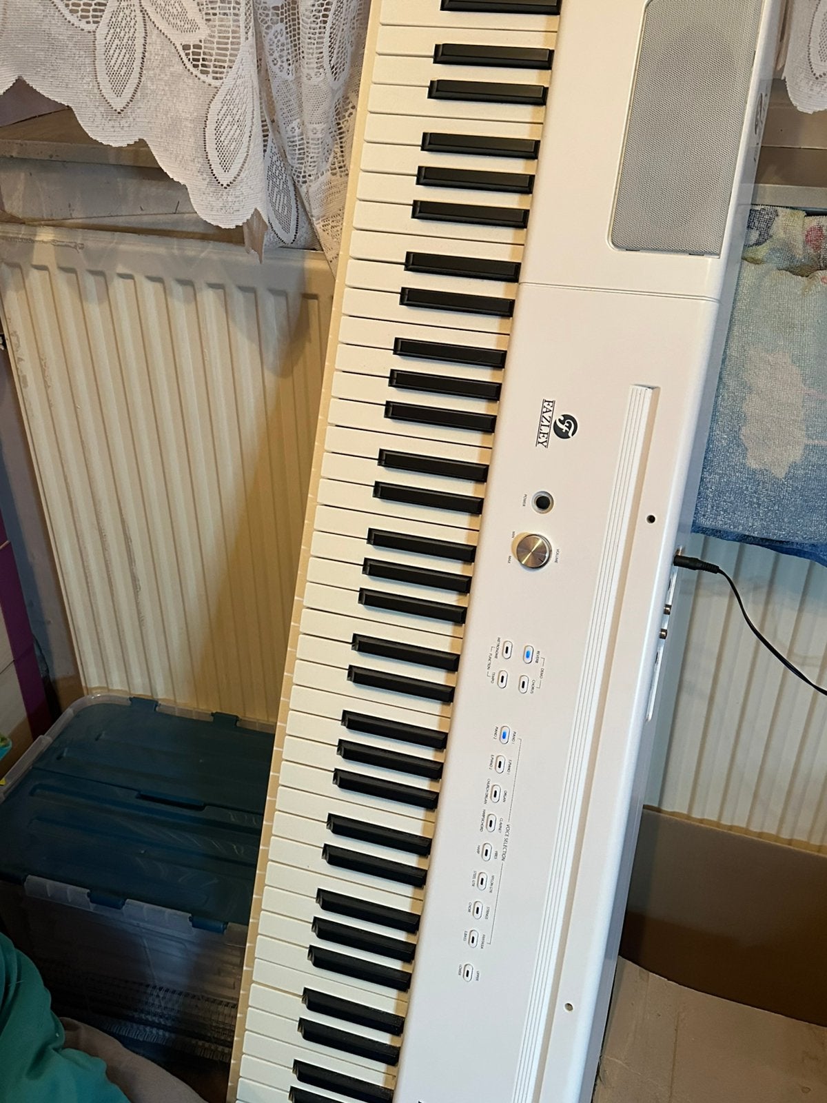 Digitale piano keyboard fazley fsp-500 wit LEES BESCHRIJVING, Ophalen, Gebruikt, Overige aantallen, Overige merken