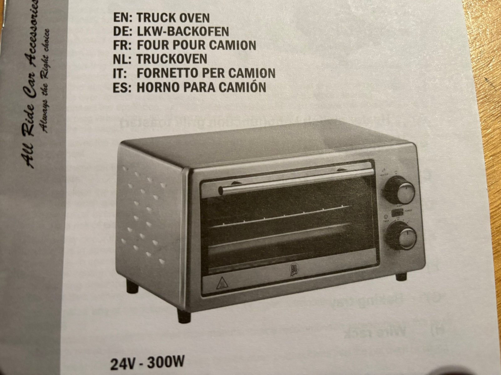 Mini oven voor truck of kampeerbusje, Ophalen, Minder dan 45 cm, Nieuw, Campingoven