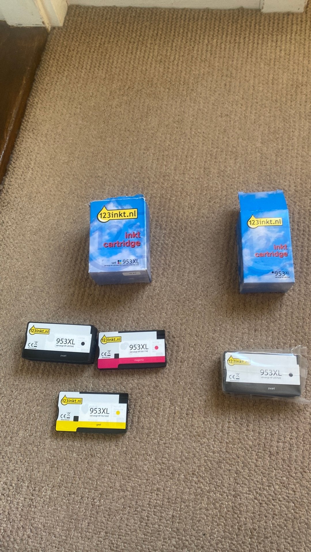 Inkt gartridge 953XL (123 inkt), Computers en Software, Printerbenodigdheden, Ophalen of Verzenden, Zo goed als nieuw