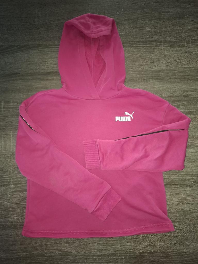 Puma hoodie – maat 152 (11-12 jaar) – roze, Ophalen of Verzenden, Zo goed als nieuw, Meisje, Trui of Vest