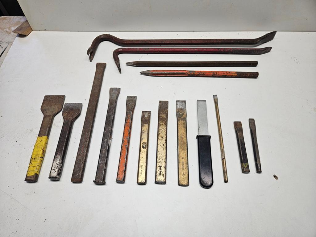 Koevoet, breekijzer,voegbeitel, puntbeitel, snap-on beitel, Ophalen of Verzenden, Gebruikt