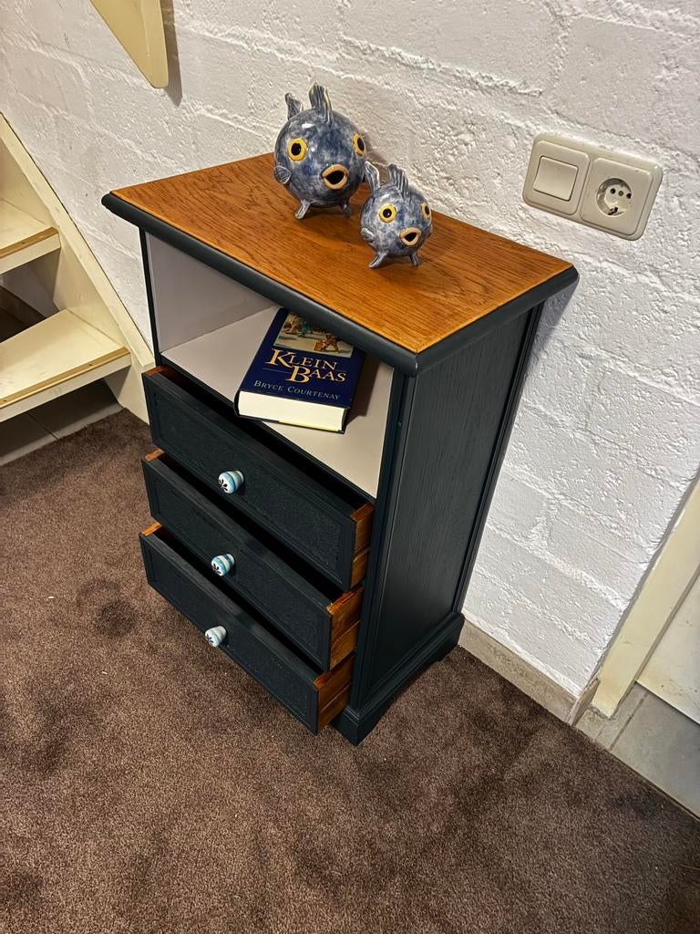Ladekastje met afstelruimte gerestyled, Huis en Inrichting, Ophalen, Minder dan 50 cm, Gerestyled, Zo goed als nieuw