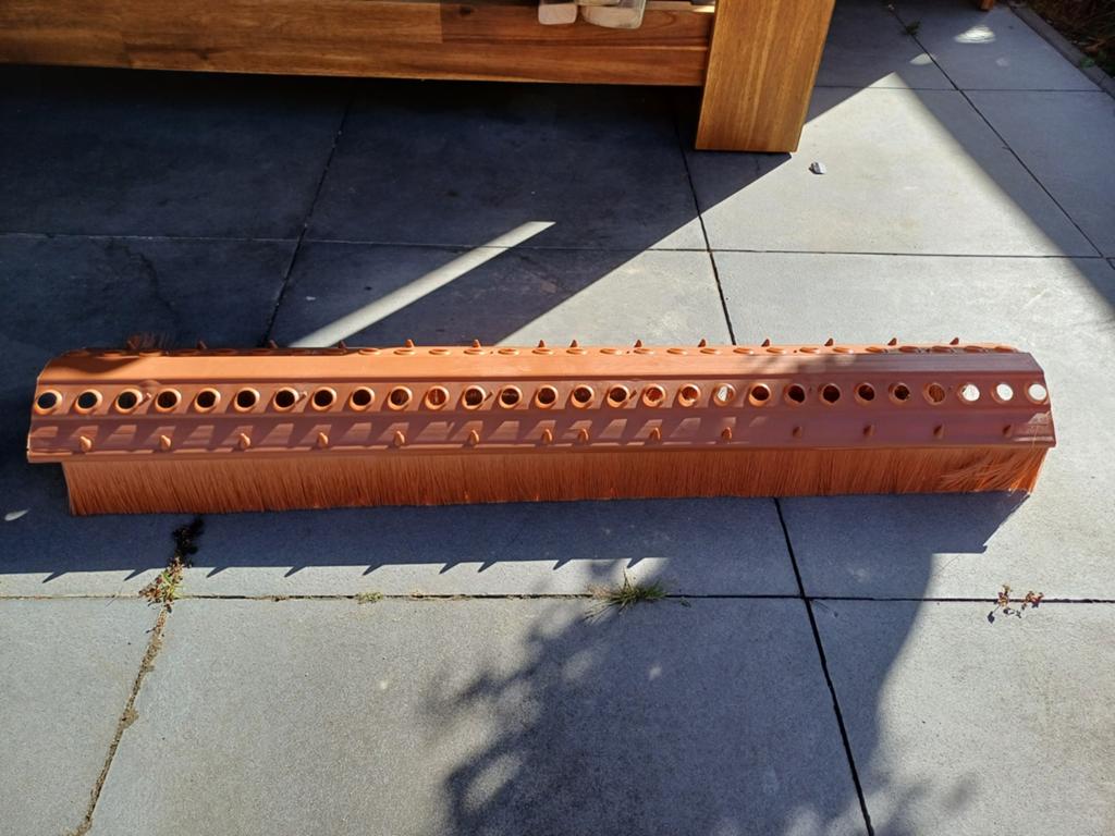 Borstelkappen t.b.v. nok van dak, Doe-het-zelf en Verbouw, Dakpannen en Dakbedekking, Ophalen, Steen of Klei, Minder dan 5 m²