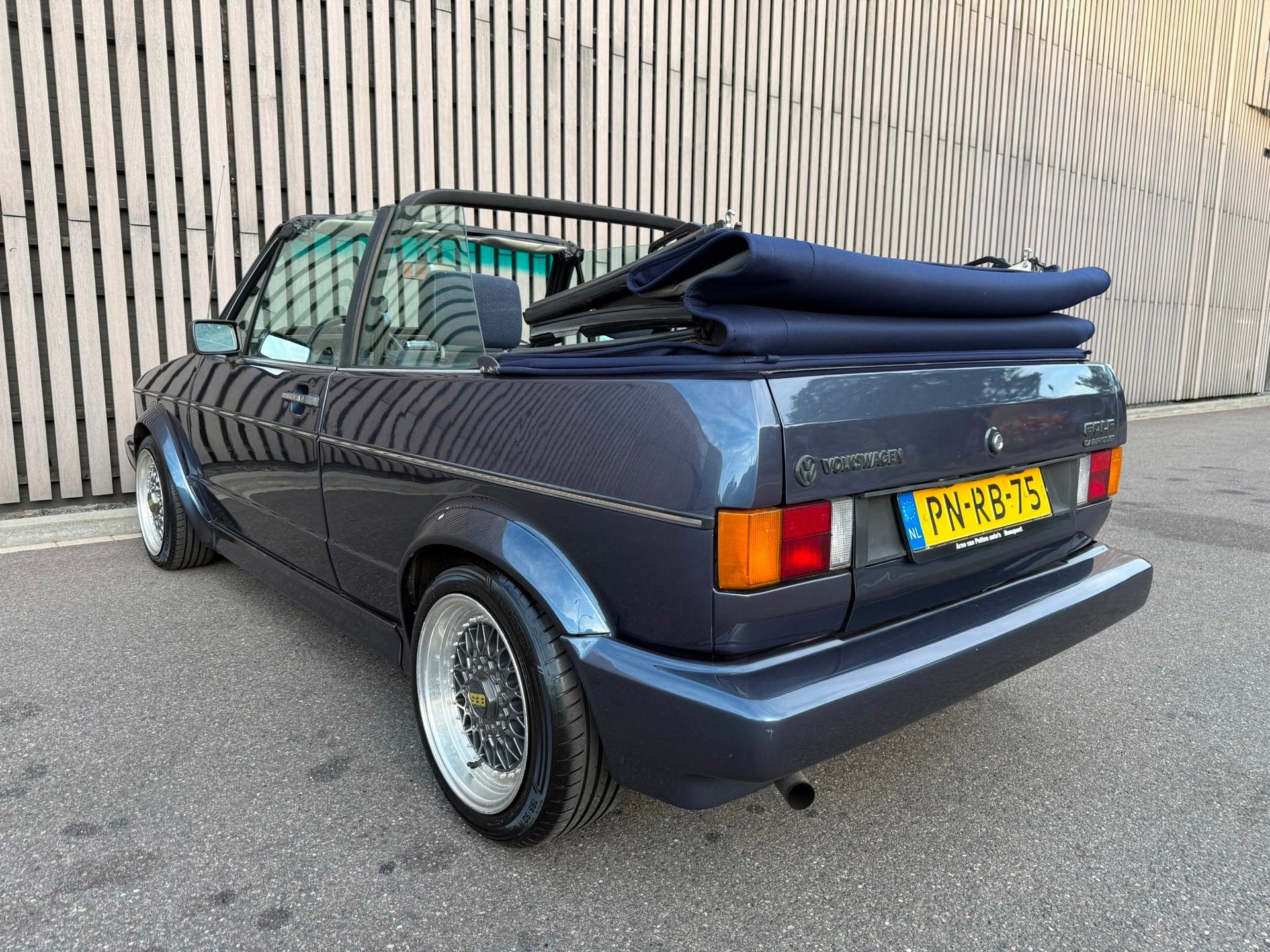 Volkswagen Golf Cabriolet 1.8 quartett /BBS /Belastingvrij, Voorwielaandrijving, 4 cilinders, Cabriolet, Blauw