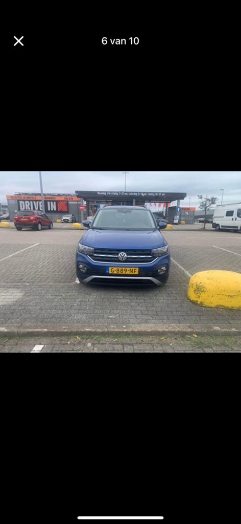 Volkswagen T-Cross 1.0 TSI 95pk 2019 Blauw, Auto's, Volkswagen, Particulier, T-Cross, ABS, Adaptive Cruise Control, Airbags, Airconditioning
