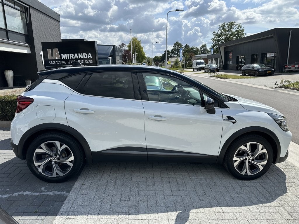 Renault Captur 1.0 TCe R.S. Line (bj 2022), Auto's, Gebruikt, Euro 6, Leder en Stof, Wit