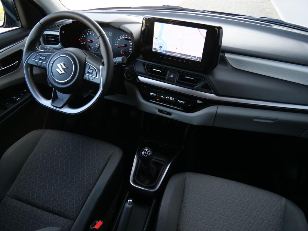Suzuki Swift 1.2 Style Smart Hybrid 81 Pk Navi / DAB / Apple, Voorwielaandrijving, Stof, Gebruikt, Zwart