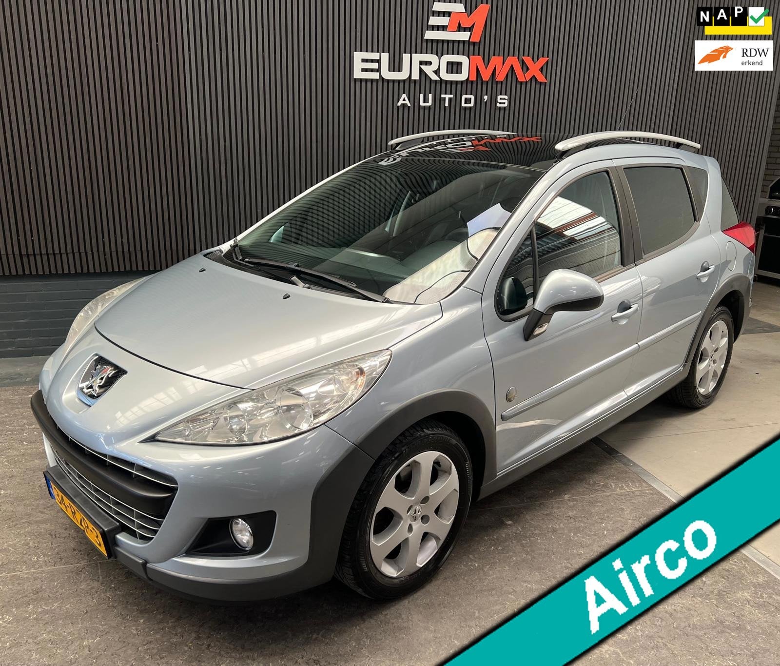Peugeot 207 SW Outdoor 1.6 VTi 1e Eigenaar - NAP - Panorama, Voorwielaandrijving, Euro 5, Gebruikt, Zwart