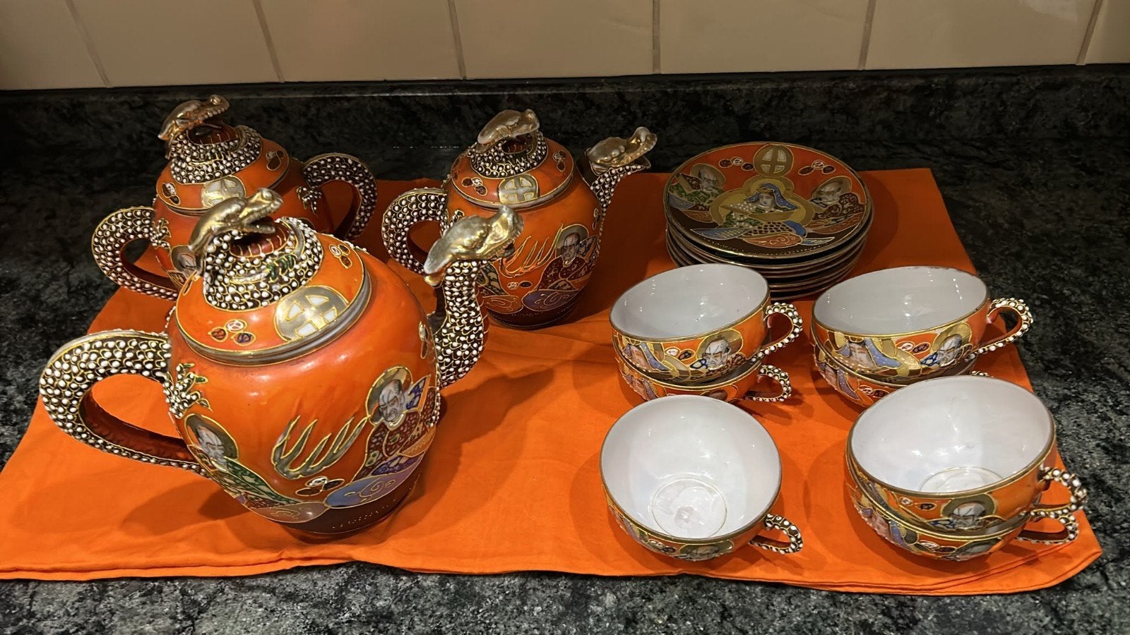 Servies, Antiek en Kunst, Antiek | Servies compleet, Ophalen of Verzenden
