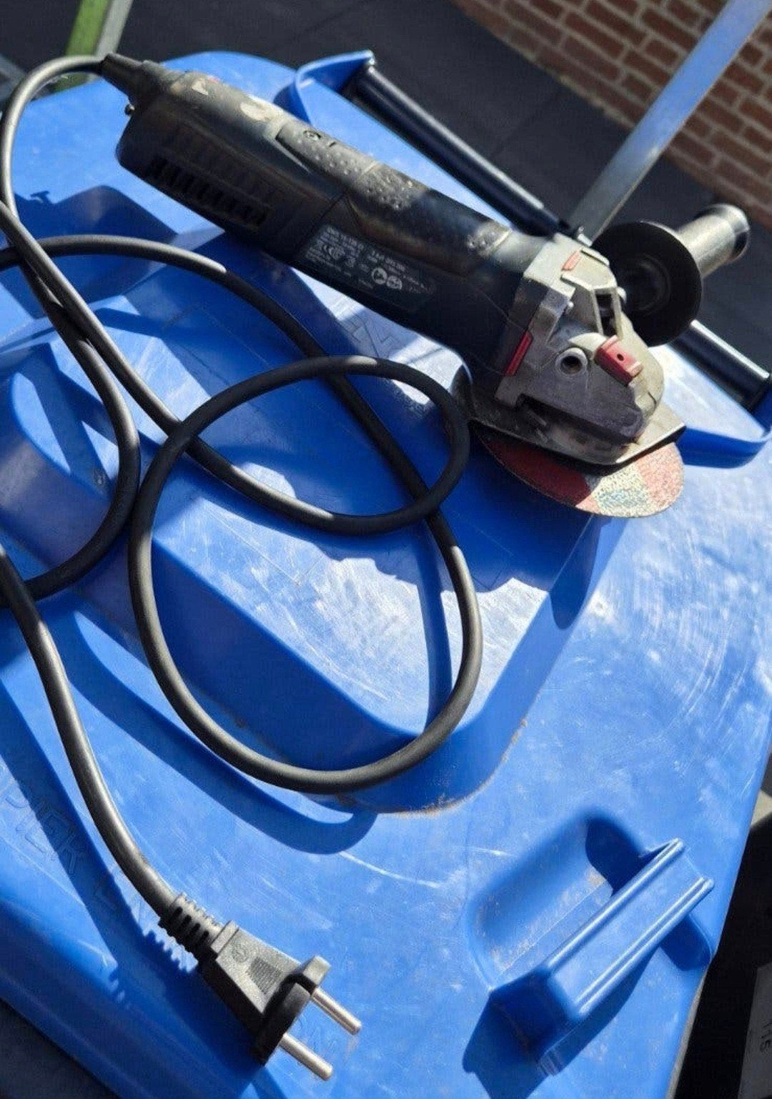 Haakse Slijpmachine, Ophalen of Verzenden, Gebruikt, 1000 watt of meer, Haakse handslijpmachine