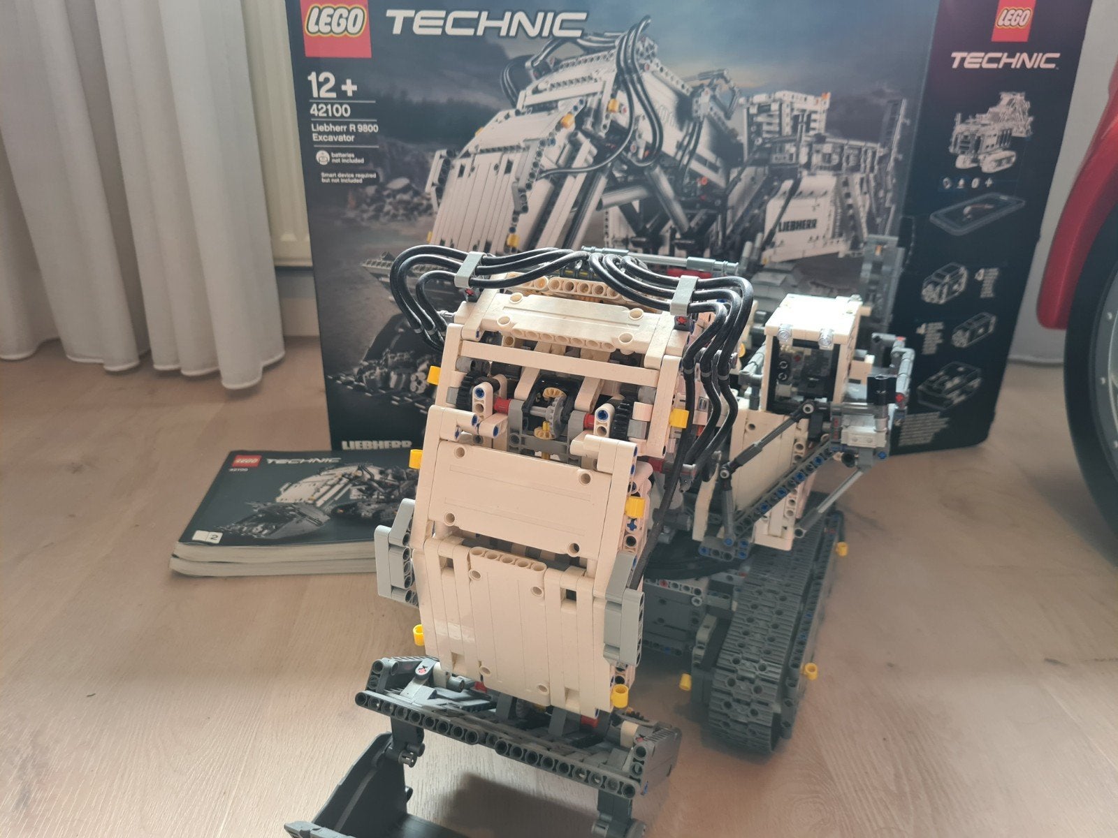 Lego graafmachine Liebherr R 9800 Excavator 42100, Ophalen, Inclusief instructies, Lego, Zo goed als nieuw