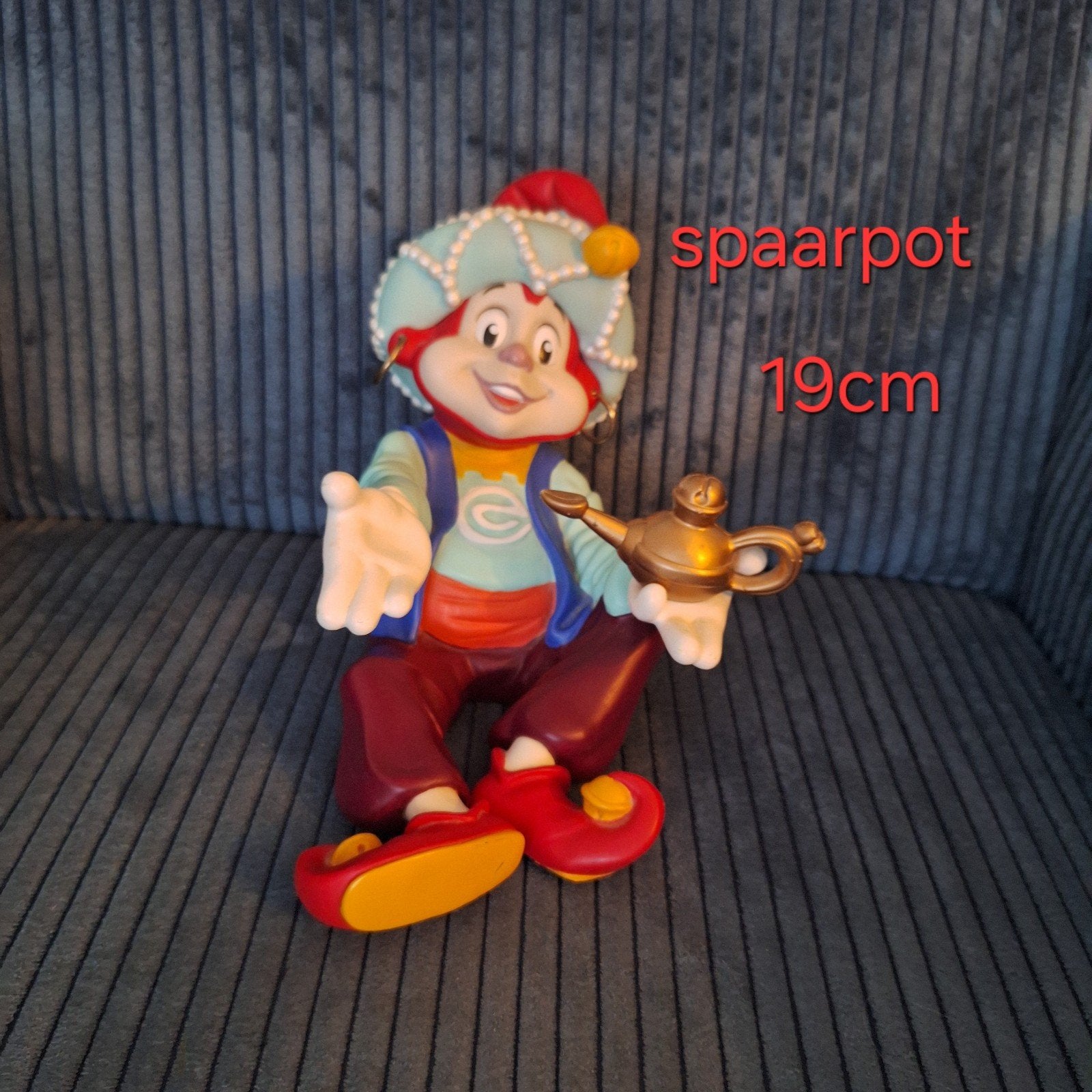 Pardoes spaarpot van kunststof, 19cm, Ophalen, Gebruikt, Kunststof, Strip- of Tekenfilmfiguur