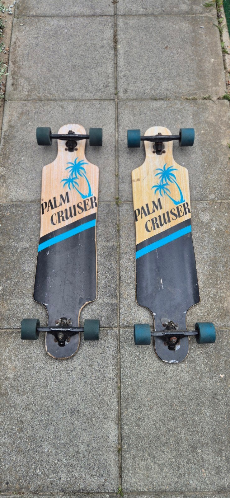 Palm Cruiser Longboards (2 stuks), Sport en Fitness, Skateboarden, Ophalen of Verzenden, Gebruikt, Skateboard, Longboard
