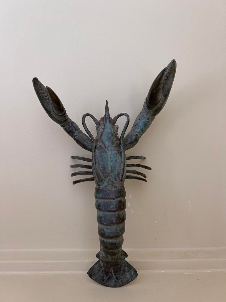 Catch of the day!! bronzen kreeft Lobster, kunst & design, Ophalen of Verzenden