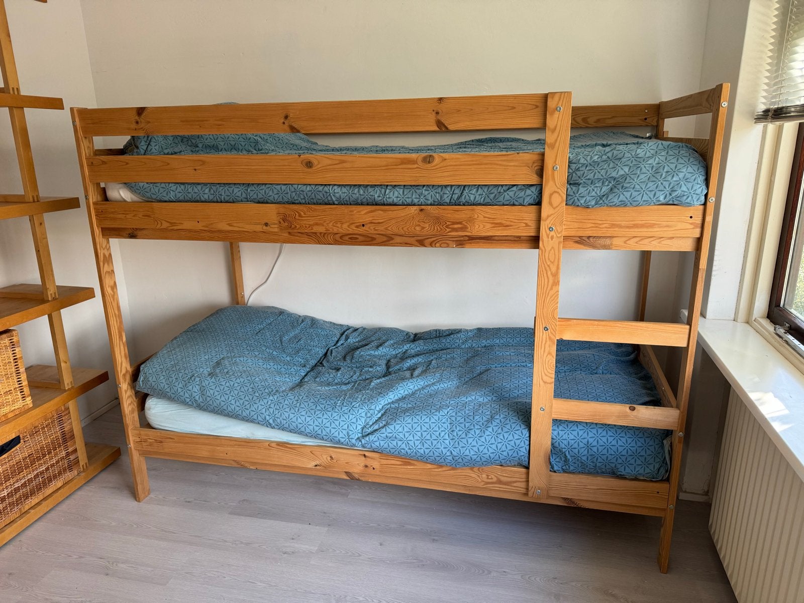 Stapelbed met matrassen - ideaal voor logeerkamer, Ophalen, 90 cm, Eenpersoons, 160 tot 180 cm