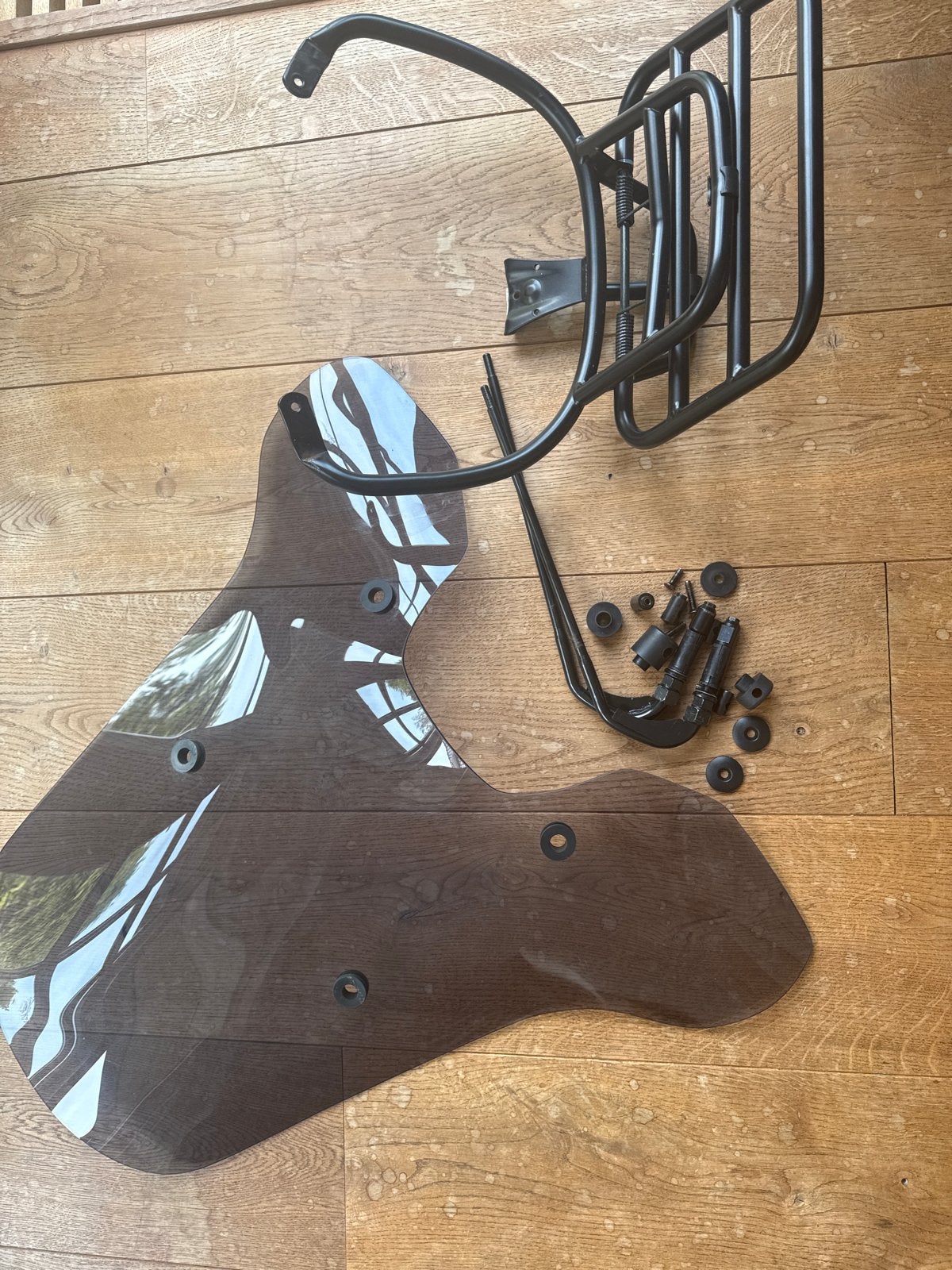 Origineel Vespa/Piaggio windscherm hoog smoke, Ophalen of Verzenden, Gebruikt, Overige typen, Vespa