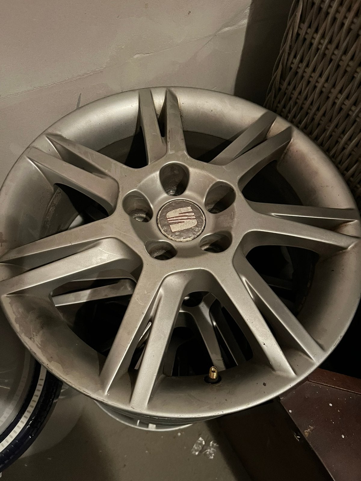 4 originele Seat velgen, Ophalen, Gebruikt