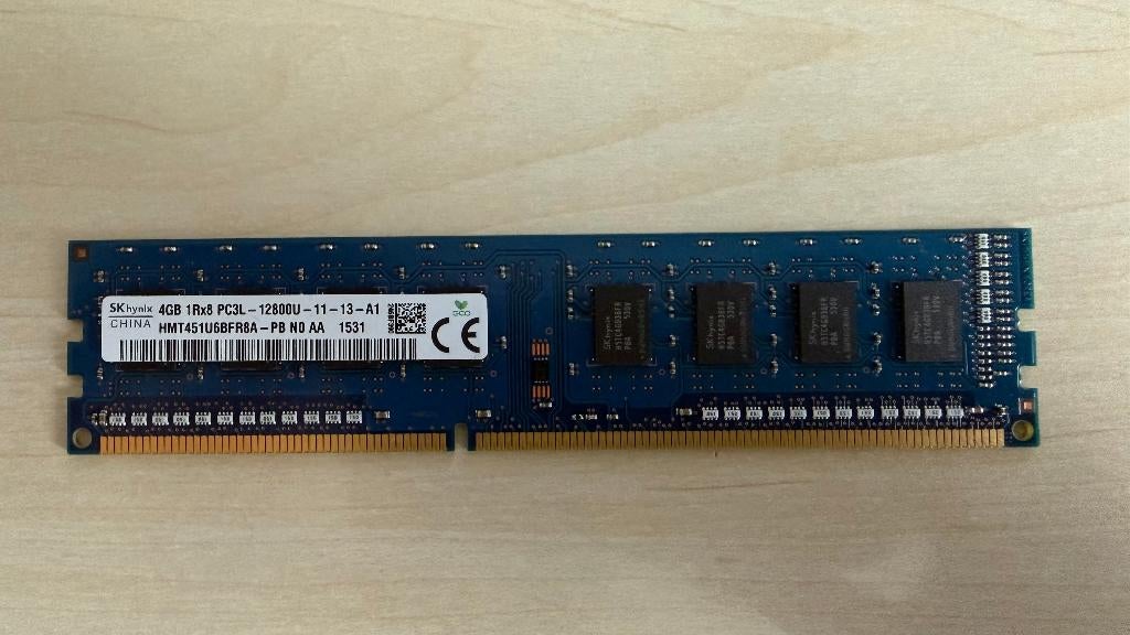 SK Hynix 4GB DDR3L-1600 desktop geheugen, Ophalen of Verzenden, DDR3, Desktop, 4 GB