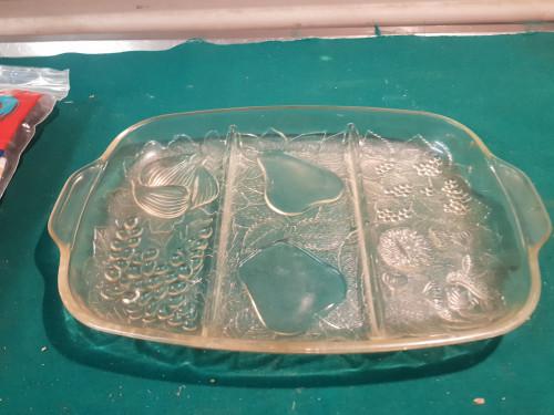 hapjesschaal vintage van glas, Ophalen of Verzenden, 'T Olde Gre-j, Info@toldegrej.nl, Endepoelstraat 20f Didam
